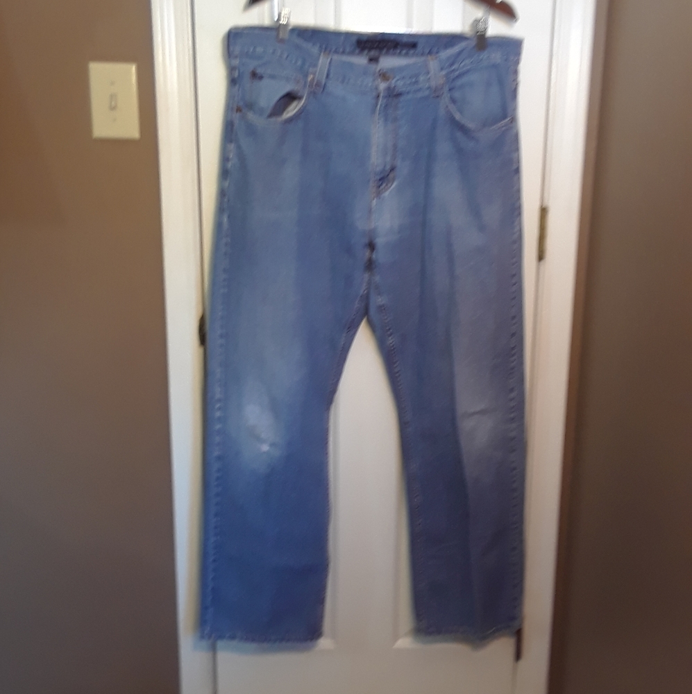 38X32 TOMMY HILFIGER MENS JEANS RELAXED FIT